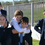Alumnos del Colegio CEU San Pablo Sevilla en hora de recreo